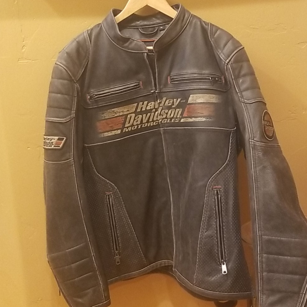 Harley Davidson mens leather jacket
